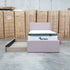The York King Single Fabric Trundle Bed - Pink (Reversible Trundle)