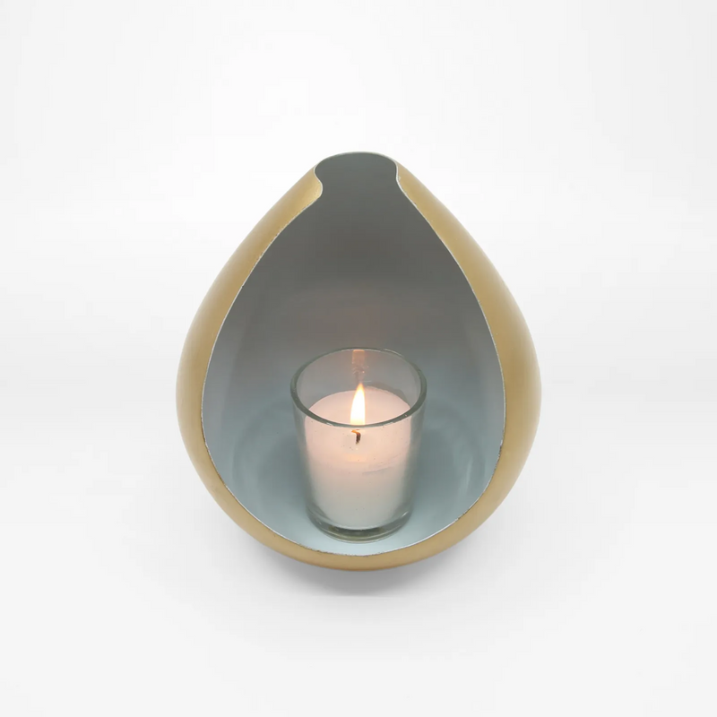 The Rayell Zyaire Large Tealight Holder - Iceberg - SNJ24  - Available Instore Only available to purchase from Warehouse Furniture Clearance at our next sale event.