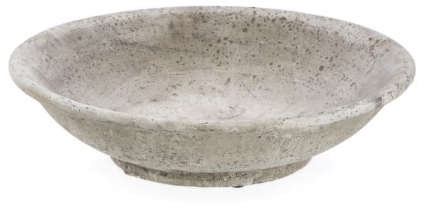 The Luna Round Cement Deco Bowl - Grey - CF226 - Available In-Store Only available to purchase from Warehouse Furniture Clearance at our next sale event.
