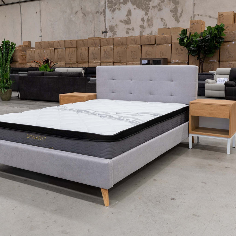 The Dynasty Zoned Pocket Coil Mattress - Double available to purchase from Warehouse Furniture Clearance at our next sale event.