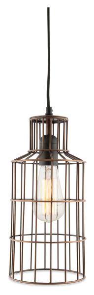 The Bottle Galvanized Iron Wire Pendant Hanging Light - Antique Copper - FH06 - Available In-Store Only available to purchase from Warehouse Furniture Clearance at our next sale event.