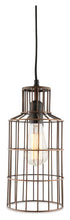 The Bottle Galvanized Iron Wire Pendant Hanging Light - Antique Copper - FH06 - Available In-Store Only