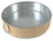 The Byron Round Iron Tray withJute - Silver/Natrural - GF74 - Available In-Store Only available to purchase from Warehouse Furniture Clearance at our next sale event.