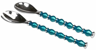 The Aqua Beaded S/Server S/2 - Aqua - HN9166 - Available In-Store Only available to purchase from Warehouse Furniture Clearance at our next sale event.
