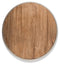 The Pinda Wooden Cheese Board with Aluminium Rim - Burn Wood/Nickel Silver - HN9604 - Available In-Store Only available to purchase from Warehouse Furniture Clearance at our next sale event.