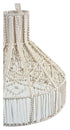 The Ballina Macrame Round Pendant Light - Cream - IP01 - Available In-Store Only