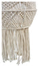 The Byron Macrame Long Pendant Light with Tassels - Cream - IP03 - Available In-Store Only