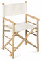 The Bamboo Directors Chair with Canvas - Natural/Ivory - KL04 - Available In-Store Only available to purchase from Warehouse Furniture Clearance at our next sale event.