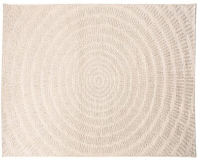 The St Tropez Indoor/Outdoor Polypropylene Jersey Spiral Rug - Cream - MC02-7 - Available In-Store Only available to purchase from Warehouse Furniture Clearance at our next sale event.