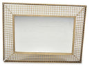 The Recatngle Bamboo Mirror Large - Natural - MO04 - Available In-Store Only available to purchase from Warehouse Furniture Clearance at our next sale event.
