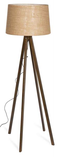 The Paris Wooden Tripod FLoor Lamp with Jute Shade - Natural - PY14 - Available In-Store Only available to purchase from Warehouse Furniture Clearance at our next sale event.