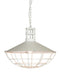 The Boston Iron Pendant Antique Light - White - VE14 - Available In-Store Only available to purchase from Warehouse Furniture Clearance at our next sale event.