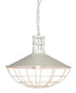 The Boston Iron Pendant Antique Light - White - VE14 - Available In-Store Only