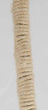 The Extra Large Glass Pendant Light with Mango Wood Top and Jute Cord - Natural/Clear - VE36 - Available In-Store Only