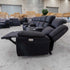 The Venus Four Seat Triple Motor Recliner Theatre Lounge - Jet - PRE ORDER Available After 26th October