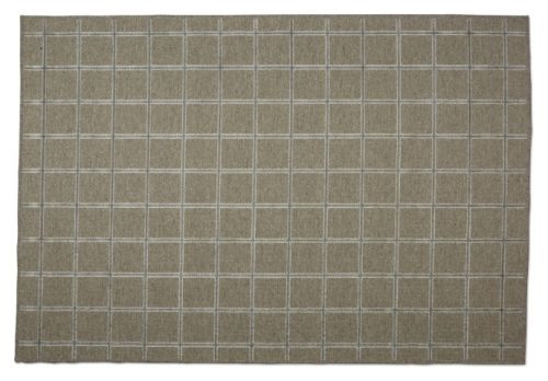 The Lana Check Wool Rug - Natural/Ivory/Blue - VER08-7 - Available In-Store Only available to purchase from Warehouse Furniture Clearance at our next sale event.