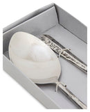 The Set of 2 Classic Stainless Steel Salad Servers - Silver - WR03 - Available In-Store Only available to purchase from Warehouse Furniture Clearance at our next sale event.