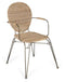 The Putini Dining Armchair Metal Frame with Webbing - Natural Weave - WY17 - Available In-Store Only available to purchase from Warehouse Furniture Clearance at our next sale event.