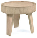 The Citra Java Round Wooden Side Table 45cm - Natural - ZW72 - Available In-Store Only available to purchase from Warehouse Furniture Clearance at our next sale event.