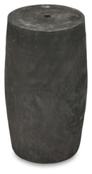 The Jayapura Paulownia Wood Stool Large - Black - ZW77 - Available In-Store Only available to purchase from Warehouse Furniture Clearance at our next sale event.