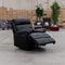 The Bondi Single Electric Recliner - Black Leather available to purchase from Warehouse Furniture Clearance at our next sale event.