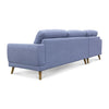 The Harlow Three Seat Chaise Lounge LHF - Denim available to purchase from Warehouse Furniture Clearance at our next sale event.