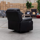 The Bondi Single Electric Recliner - Black Leather available to purchase from Warehouse Furniture Clearance at our next sale event.