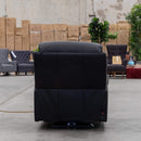 The Bondi Single Electric Recliner - Black Leather available to purchase from Warehouse Furniture Clearance at our next sale event.