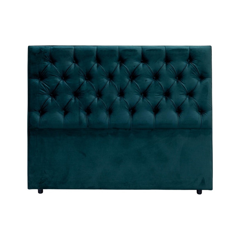 The Elle King Upholstered Headboard - Forest Green Velvet - Available In-store Only available to purchase from Warehouse Furniture Clearance at our next sale event.