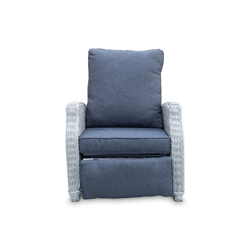 The Ava 3 Piece Outdoor Recliner Suite available to purchase from Warehouse Furniture Clearance at our next sale event.