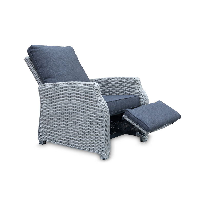 The Ava 3 Piece Outdoor Recliner Suite available to purchase from Warehouse Furniture Clearance at our next sale event.