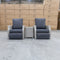 The Ava 3 Piece Outdoor Recliner Suite available to purchase from Warehouse Furniture Clearance at our next sale event.