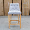 The Island Upholstered Bar Stool - Natural - August Argent available to purchase from Warehouse Furniture Clearance at our next sale event.