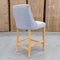 The Island Upholstered Bar Stool - Natural - August Argent available to purchase from Warehouse Furniture Clearance at our next sale event.