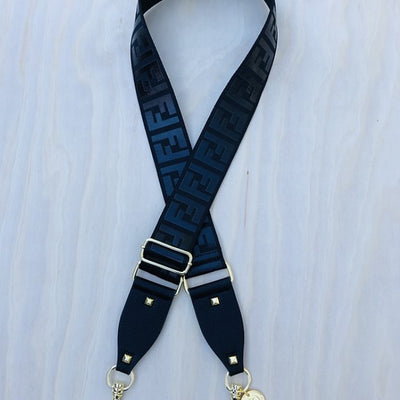 The Black F - Bag Strap - Gold Hardware available to purchase from Warehouse Furniture Clearance at our next sale event.