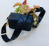 The Black F - Bag Strap - Gold Hardware