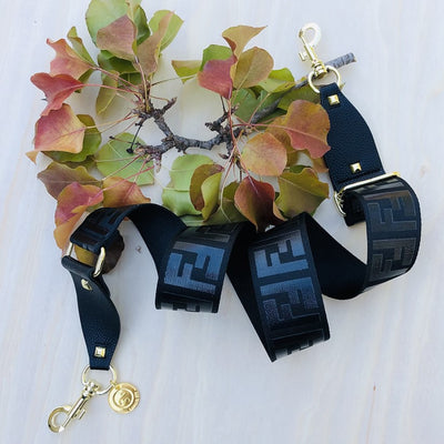 The Black F - Bag Strap - Gold Hardware available to purchase from Warehouse Furniture Clearance at our next sale event.