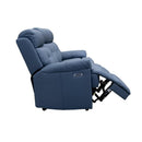 The Bardon Electric Three Seat Recliner Lounge - Aegean Leather available to purchase from Warehouse Furniture Clearance at our next sale event.