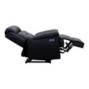 The Bondi Single Electric Recliner - Black Leather available to purchase from Warehouse Furniture Clearance at our next sale event.