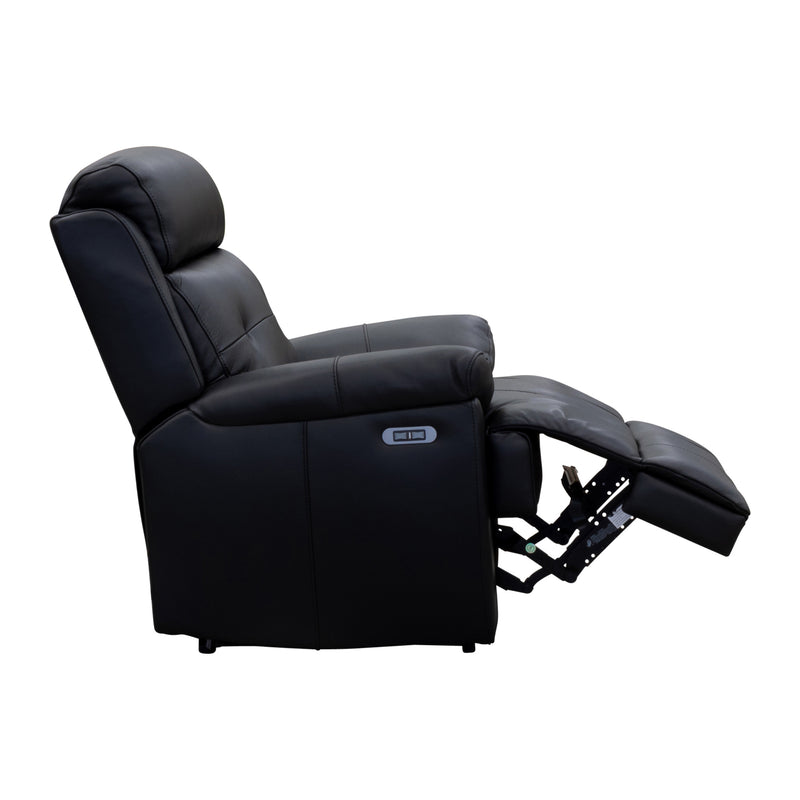 The Bondi Single Electric Recliner - Black Leather available to purchase from Warehouse Furniture Clearance at our next sale event.