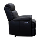 The Bondi Single Electric Recliner - Black Leather available to purchase from Warehouse Furniture Clearance at our next sale event.