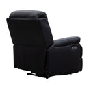 The Bondi Single Electric Recliner - Black Leather available to purchase from Warehouse Furniture Clearance at our next sale event.