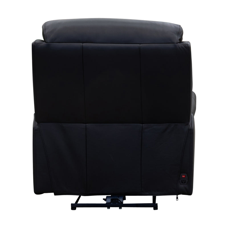 The Bondi Single Electric Recliner - Black Leather available to purchase from Warehouse Furniture Clearance at our next sale event.