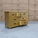 The Cora 7 Drawer Dressing Table CO-304 available to purchase from Warehouse Furniture Clearance at our next sale event.