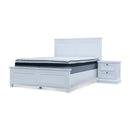 The Daintree Timber & Rattan Queen Bed available to purchase from Warehouse Furniture Clearance at our next sale event.