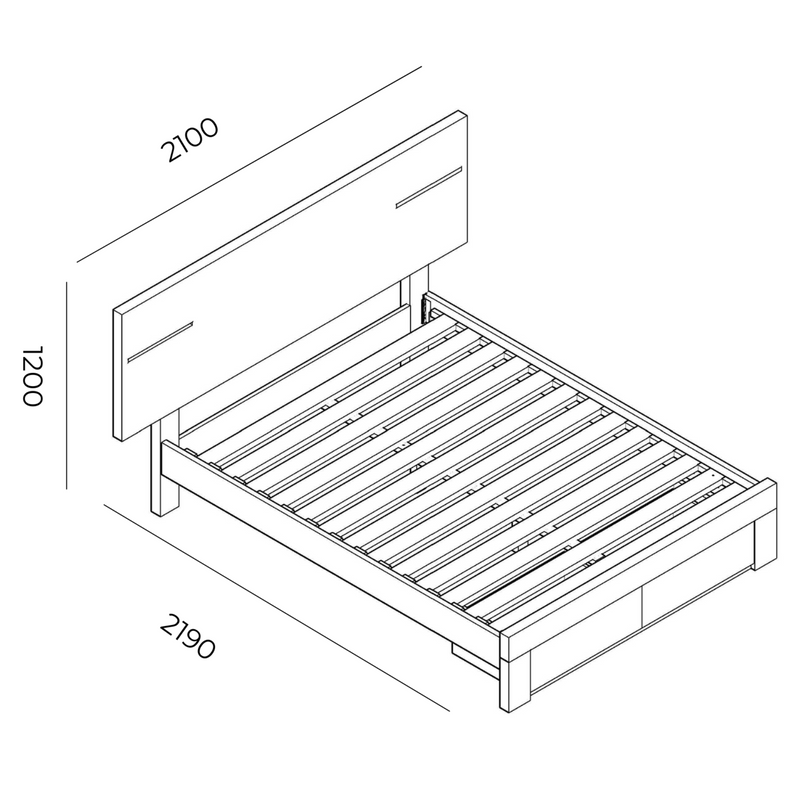 The Denver 3 Pce Messmate Hardwood Queen Storage Bed With Lights available to purchase from Warehouse Furniture Clearance at our next sale event.
