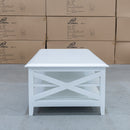 The Hampton Rectangle Coffee Table available to purchase from Warehouse Furniture Clearance at our next sale event.