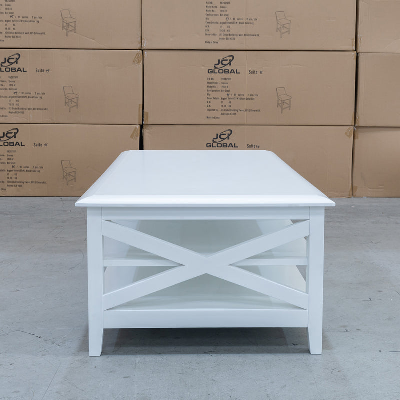 The Hampton Rectangle Coffee Table available to purchase from Warehouse Furniture Clearance at our next sale event.