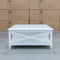 The Hampton Square Coffee Table available to purchase from Warehouse Furniture Clearance at our next sale event.