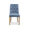 The Island Dining Chair - August Onyx - Natural Legs available to purchase from Warehouse Furniture Clearance at our next sale event.